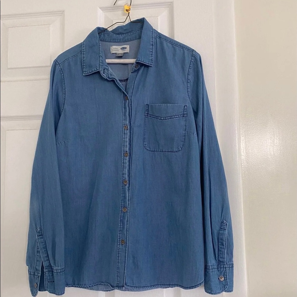 Denim Button-Up